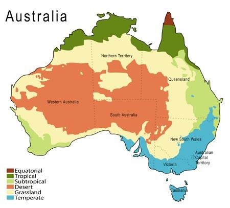 australien klimazoner